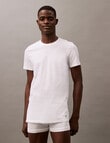 Calvin Klein Classic Crew Neck Tee, 3-Pack, White Mix product photo View 02 S