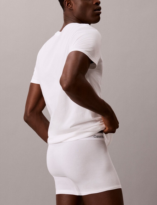 Calvin Klein Classic Crew Neck Tee, 3-Pack, White Mix product photo View 03 L