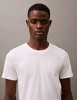 Calvin Klein Classic Crew Neck Tee, 3-Pack, White Mix product photo View 04 S