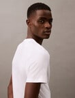 Calvin Klein Classic Crew Neck Tee, 3-Pack, White Mix product photo View 05 S