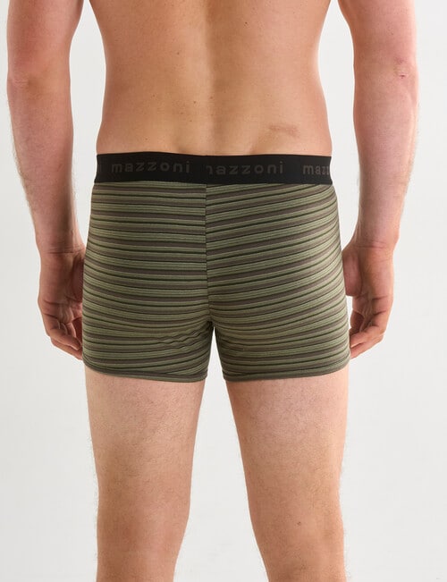 Mazzoni Trunk, 2-Pack, Khaki Stripe & Plain Khaki product photo View 02 L