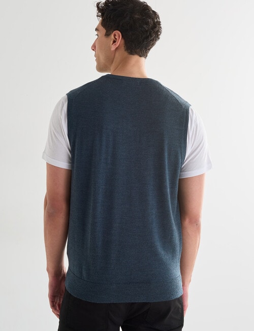 North South Merino Vest, Petrol product photo View 02 L