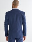Laidlaw + Leeds Mini Houndstooth Tailored Jacket, Navy product photo View 02 S