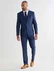 Laidlaw + Leeds Mini Houndstooth Tailored Jacket, Navy product photo View 03 S