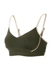 Puma Low Impact Bra, Green Moss product photo View 03 S