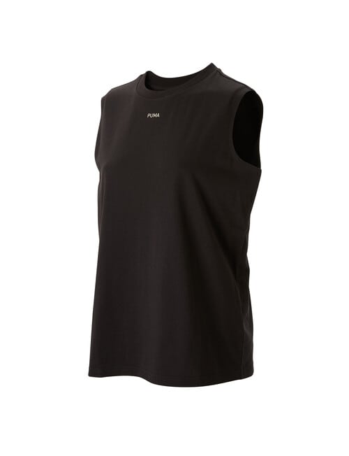Puma Oversize Tank Top, Black product photo View 03 L