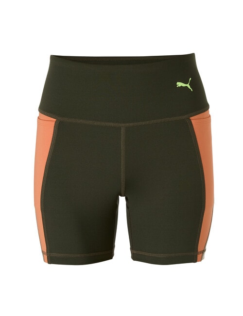 Puma Panelled 5" Short Tight, Green Moss product photo
