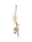 Jellycat Bash Bunny Music Pull, Beige product photo View 02 S