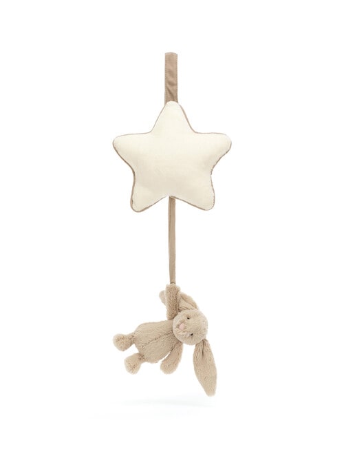 Jellycat Bash Bunny Music Pull, Beige product photo View 03 L