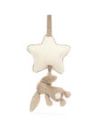 Jellycat Bash Bunny Music Pull, Beige product photo View 04 S