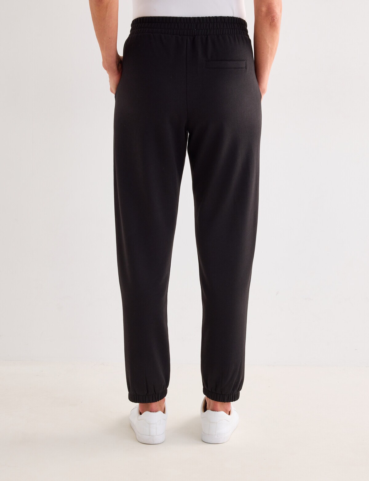 Ella J Supersoft Trackpant, Black - Pants & Leggings