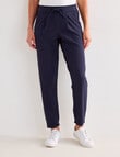 Ella J Supersoft Trackpant, Navy product photo View 04 S