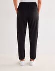 Ella J Supersoft Trackpant, Shorter Length, Black product photo View 02 S