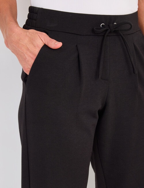 Ella J Supersoft Trackpant, Shorter Length, Black product photo View 04 L