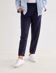 Ella J Supersoft Trackpant, Shorter Length, Navy product photo