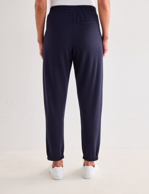 Ella J Supersoft Trackpant, Navy - Pants & Leggings
