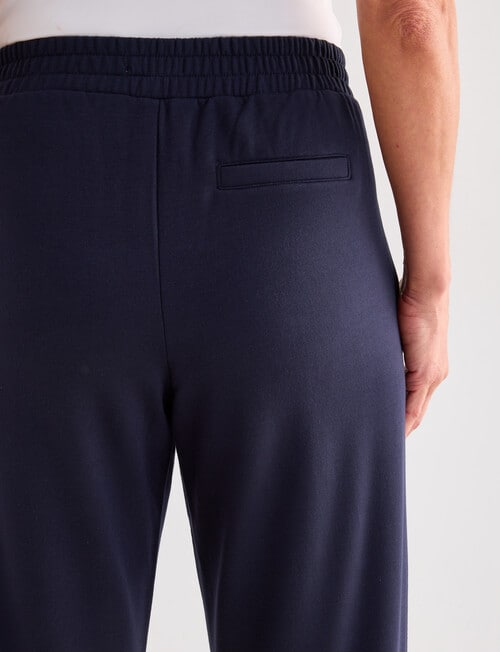 Ella J Supersoft Trackpant, Shorter Length, Navy product photo View 06 L