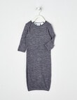 Milly & Milo Merino 4*3 Rib Gown, Velveteen product photo