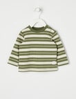 Teeny Weeny Stripe Long-Sleeve Tee, Pine product photo