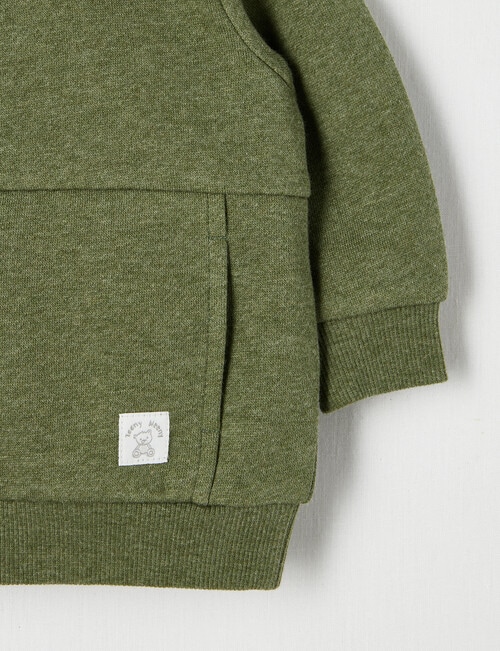 Teeny Weeny Fleece Crew Neck Sweatshirt, Pine Marle product photo View 02 L