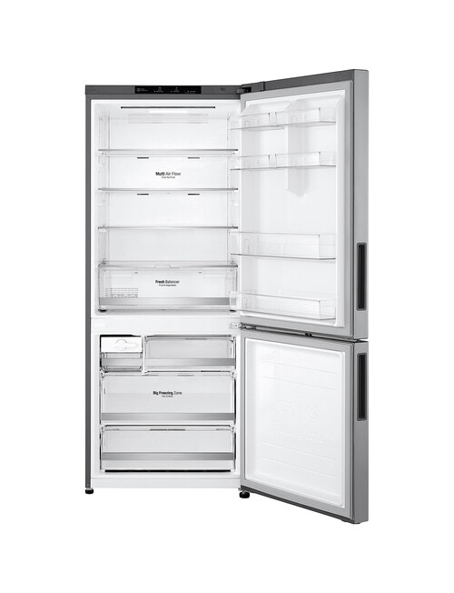 LG Electronics 420L Bottom Mount Fridge with Door Cooling, Stainless Steel, GB-455PL product photo View 02 L