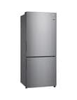 LG Electronics 420L Bottom Mount Fridge with Door Cooling, Stainless Steel, GB-455PL product photo View 04 S