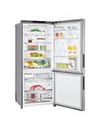LG Electronics 420L Bottom Mount Fridge with Door Cooling, Stainless Steel, GB-455PL product photo View 05 S