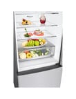 LG Electronics 420L Bottom Mount Fridge with Door Cooling, Stainless Steel, GB-455PL product photo View 09 S