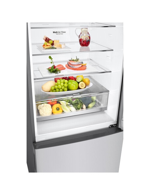 LG Electronics 420L Bottom Mount Fridge with Door Cooling, Stainless Steel, GB-455PL product photo View 09 L