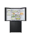 LG Electronics 506L Slim French Door Fridge with Ice & Water Dispenser, Matte Black, GF-L500MBL product photo View 05 S