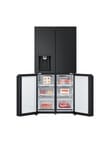 LG Electronics 506L Slim French Door Fridge with Ice & Water Dispenser, Matte Black, GF-L500MBL product photo View 07 S