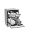 LG Electronics 14-Place Setting QuadWash Dishwasher, Platinum Steel, XD5B14PS product photo View 04 S