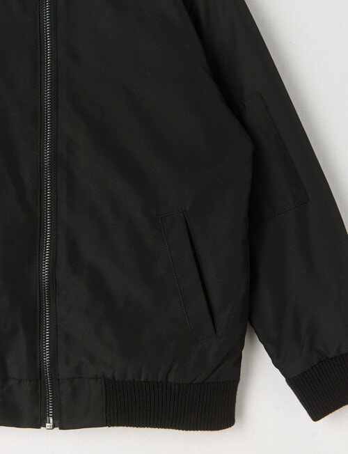 Mac & Ellie Bomber Jacket, Black product photo View 03 L