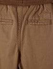 Mac & Ellie Cargo Jogger, Chocolate product photo View 02 S