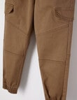 Mac & Ellie Cargo Jogger, Chocolate product photo View 03 S