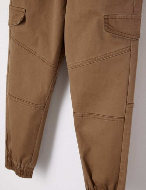 Mac & Ellie Cargo Jogger, Chocolate product photo View 03 L