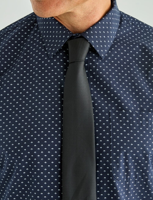 Chisel Rise Ditsy Long Sleeve Shirt, Navy product photo View 04 L