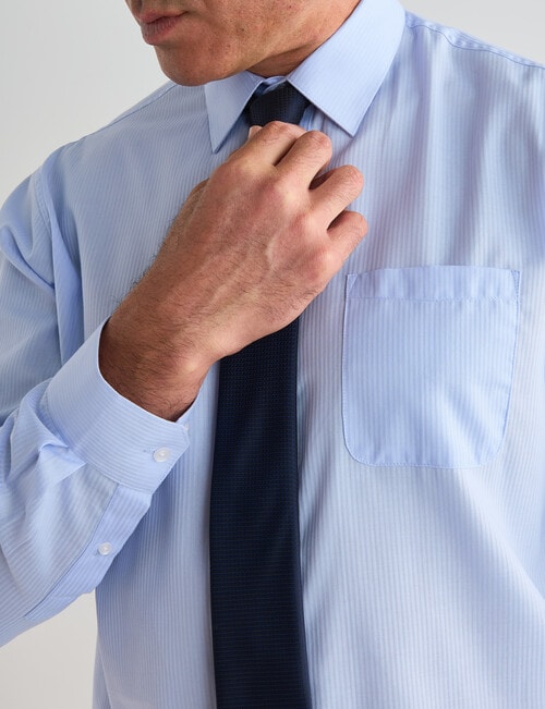 Chisel New Herringbone Long Sleeve Shirt, Light Blue product photo View 04 L