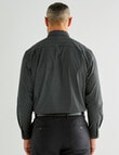 Chisel Night Ditsy Long Sleeve Shirt, Black product photo View 02 S