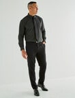 Chisel Night Ditsy Long Sleeve Shirt, Black product photo View 03 S