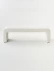 LUCA Furniture Samara Bench Long, Boucle Natural product photo View 02 S