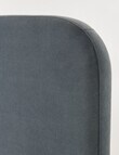 LUCA Furniture Samara Headboard, Deluxe Velvet Blue product photo View 02 S
