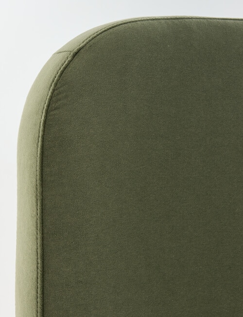 LUCA Furniture Samara Headboard, Deluxe Velvet Olive product photo View 03 L