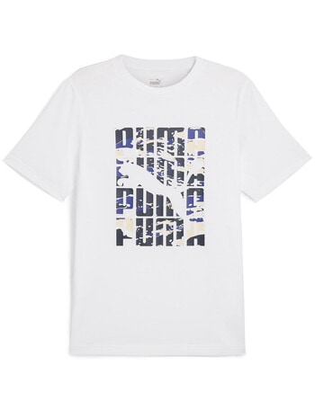 Puma Graphic's Logo Tee, White product photo