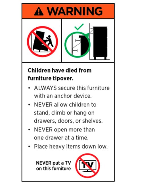 LUCA Furniture Acadia Tallboy product photo View 27 L