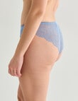 Lyric Cotton Lace Back Bikini, Bluebell, 8-18 product photo View 02 S