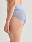 Lyric Cotton Lace Back Boyleg, Bluebell, 8-18 product photo View 02 S
