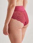 Lyric Cotton Lace Back Full Brief, Ruby, 8-18 product photo View 02 S