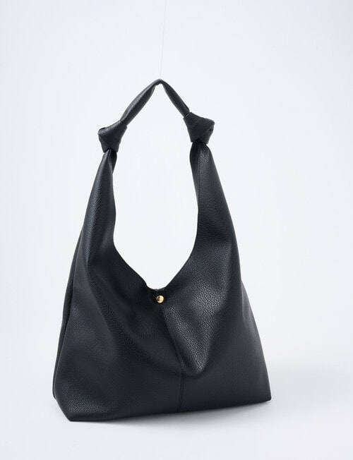 Whistle Accessories Knot Handle Tote Bag, Black product photo