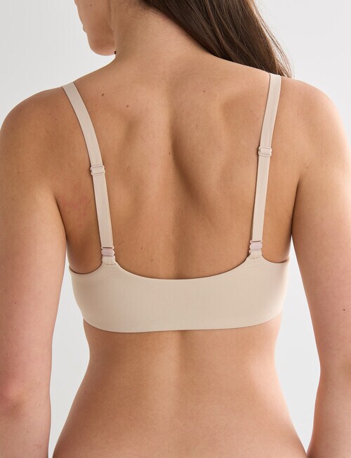 Lyric Front Fastening Contour Bra, Nude, A-DD product photo View 02 L
